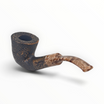 Pipa Floppypipe Talamona Revolution Wood 807 Bent Dublin in radica sabbiata scura con bocchino in metacrilato marmorizzato