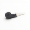 Floppypipe Pipa Talamona Reverse Special Apple sandblasted black briar with ivory methacrylate mouthpiece
