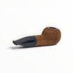 Floppypipe Talamona Reverse Calabash pipe in American Walnut with black mouthpiece. Apple Author shape.