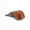 Floppypipe Pipa Talamona Reverse Special Dublin, smooth natural briar with black methacrylate stem and white graphic detail. Limited Edition Spring 2026.