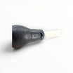 Floppypipe Pipa Talamona Reverse Special Apple sandblasted black briar pipe with ivory methacrylate mouthpiece