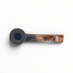 Pipa Talamona Revolution Wood 807 Bent Dublin sabbiata con fornello a V e bocchino in metacrilato marmorizzato