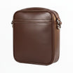 Trousse Floppypipe in pelle marrone per il trasporto di pipe e accessori con tracolla regolabile