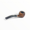 Pipa Charatan's Make Perfection 373 in radica liscia con ghiera in argento e bocchino nero Double Comfort.