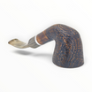 Pipa Talamona Revolution Mammut 807 Bent Dublin in radica sabbiata scura con bocchino curvo in metacrilato.