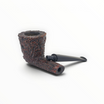 Pipa Ascorti Business KS Dublin rusticata scura con bocchino in metacrilato nero, usata in ottime condizioni.
