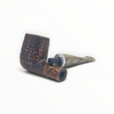 Pipa Floppypipe Talamona Mammuth Revolution Billiard 806 in radica sabbiata scura con bocchino in corno