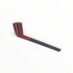 Pipa Dunhill Root Briar 1962 in radica liscia, forma Dublin dritta con bocchino nero e iconico puntino bianco.