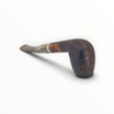 Pipa Talamona Revolution Mammuth 802 bent brandy rusticata scura con bocchino in metacrilato effetto mammut e veretta