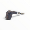 Pipa Floppypipe Talamona Mammuth Revolution Billiard 806 in radica sabbiata scura con bocchino in metacrilato marmorizzato