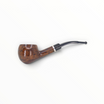 Pipa Charatan's Make Perfection 373 in radica liscia con ghiera in argento e bocchino nero Double Comfort