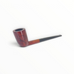 Pipa Dunhill Root Briar del 1962, modello Dublin dritto in radica liscia chiara con bocchino nero e puntino bianco.
