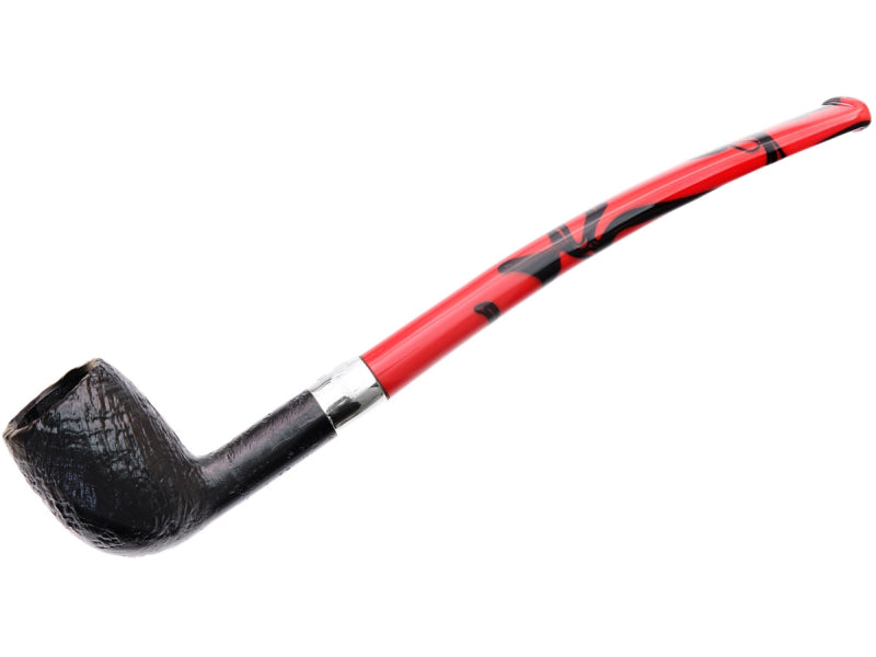 Peterson Pipe Halloween 2024 Dracula Sandblasted Billiard Churchwarden Fishtail