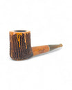 Amorelli Pipe Penna di San Michele **** Flat Chamber with Horn Stem - One-of-a-kind