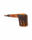 Amorelli Pipe Penna di San Michele **** Flat Chamber with Horn Stem - One-of-a-kind