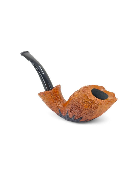 Pipa C-PIPE Freehand Sabbiata Gr. 8 - Decorazione Nera