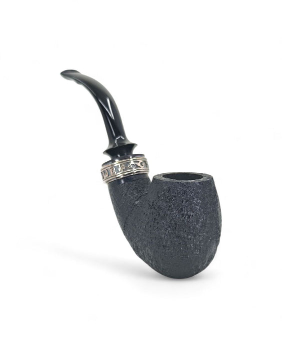 Pipa C-Pipe Oom Paul Sabbiata - Ghiera Simboli Lunga Vita - Gruppo 6