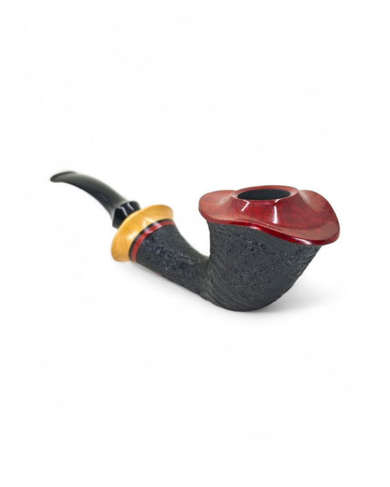 Pipa C-Pipe Freehand Tulipano - Innesto Ulivo e Bordo Liscio - Gruppo 7