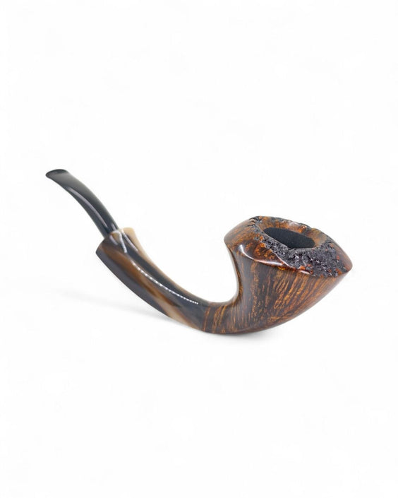 Pipa C-PIPE Wilson Wang Calabash Freehand Straight Grain Corno Gruppo 7