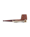 Alfred Dunhill The White Spot Pipe - County 4134 Sandblasted Brandy