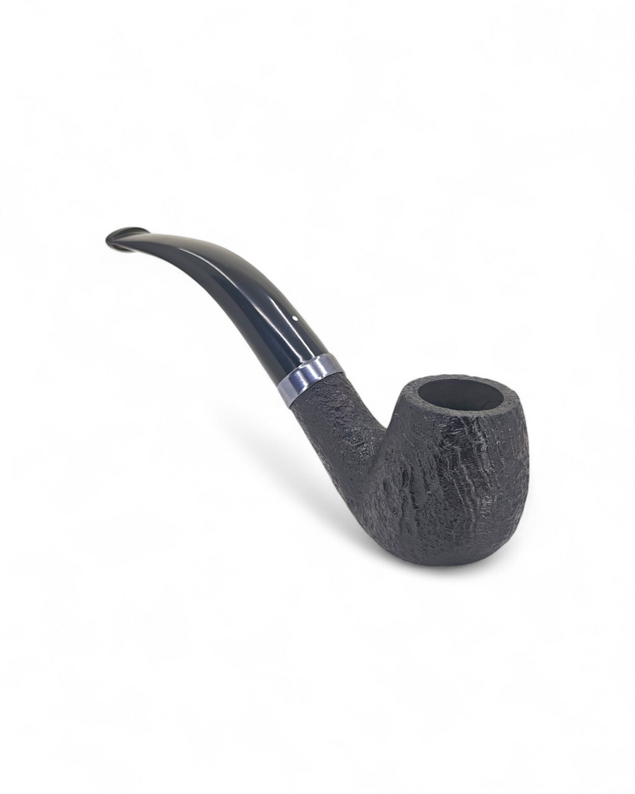 Alfred Dunhill The White Spot Pipe - Shell Briar 4113 Silver