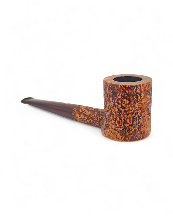 Pipa Alfred Dunhill The White Spot - Shell Briar 4122 Poker Sabbiata