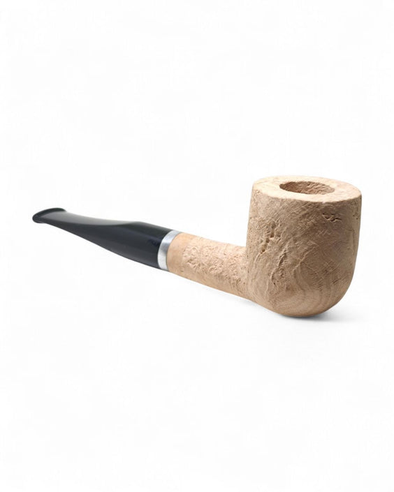 Floppy Primitive Rough Billiard Maigret Sandblasted Pipe Made in Italy