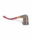 Paronelli Belle Epoque Sandblasted Pipe – Bent Dublin Churchwarden - Red Stem