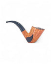 PARONELLI PIPE IN CHURCHWARDEN BRIAR SEMI-RUSTICATED DOUBLE MOUTHPIECE