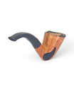PARONELLI PIPE IN CHURCHWARDEN BRIAR SEMI-RUSTICATED DOUBLE MOUTHPIECE