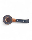 PARONELLI PIPE IN CHURCHWARDEN BRIAR SEMI-RUSTICATED DOUBLE MOUTHPIECE