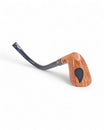 PARONELLI PIPE IN CHURCHWARDEN BRIAR SEMI-RUSTICATED DOUBLE MOUTHPIECE