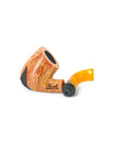 Pipa Paronelli Half Rusticated Bent Ovetto Handmade in Italy