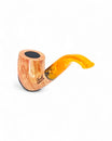 Pipa Paronelli Half Rusticated Bent Ovetto Handmade in Italy