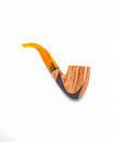 Pipa Paronelli Half Rusticated Bent Ovetto Handmade in Italy