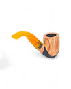 Pipa Paronelli Half Rusticated Bent Ovetto Handmade in Italy