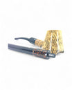 Paronelli Half Rusticated Stand Up Pipe – Double Stem Churchwarden