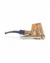 Paronelli Half Rusticated Stand Up Pipe – Double Stem Churchwarden