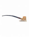 Paronelli Half Rusticated Stand Up Pipe – Double Stem Churchwarden