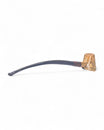 Paronelli Half Rusticated Stand Up Pipe – Double Stem Churchwarden