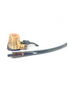Paronelli Half Rusticated Stand Up Pipe – Double Stem Churchwarden