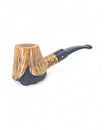 Paronelli Half Rusticated Stand Up Pipe – Double Stem Churchwarden