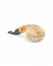 Paronelli Olea Excelsa Author Semi-Bent Sandblasted Olive Wood Pipe Handmade in Italy