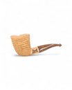 Paronelli Sandstorm Natural Semi-Bent Dublin Pipe Cumberland Stem