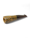 Paronelli Spinnline Smooth Reverse Calabash Pipe with Cumberland Colored Acrylic Mouthpiece