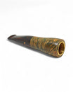 Paronelli Spinnline Smooth Reverse Calabash Pipe with Cumberland Colored Acrylic Mouthpiece