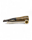 Paronelli Spinnline Smooth Reverse Calabash Pipe with Cumberland Colored Acrylic Mouthpiece