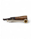 Paronelli Spinnline Reverse Calabash Pipe Smooth Saddle Mouthpiece Brown