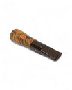 Paronelli Spinnline Reverse Calabash Pipe Smooth Saddle Mouthpiece Brown