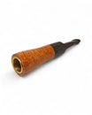 Paronelli Spinnline Reverse Calabash Pipe Smooth Saddle Mouthpiece Brown